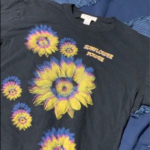 Project Social T Urban Outfitters Sunflower Shirt
